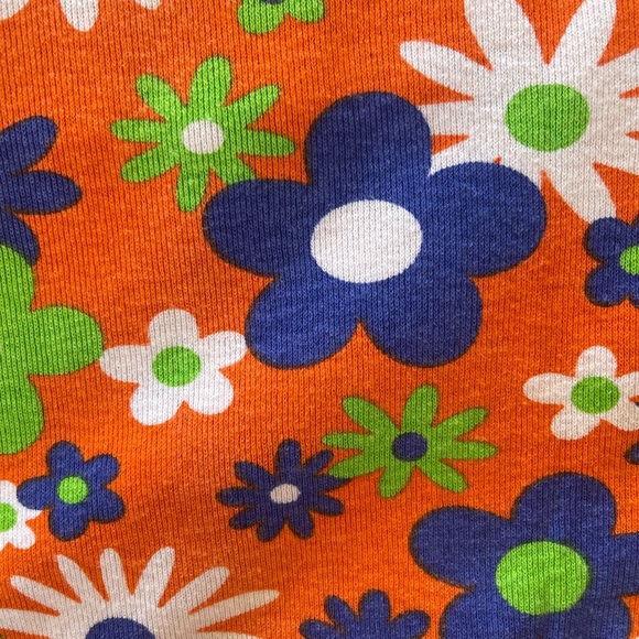 90s Grunge Flower Power Mini Babydoll Dress size XS MINT CONDITION - Picture 5 of 9